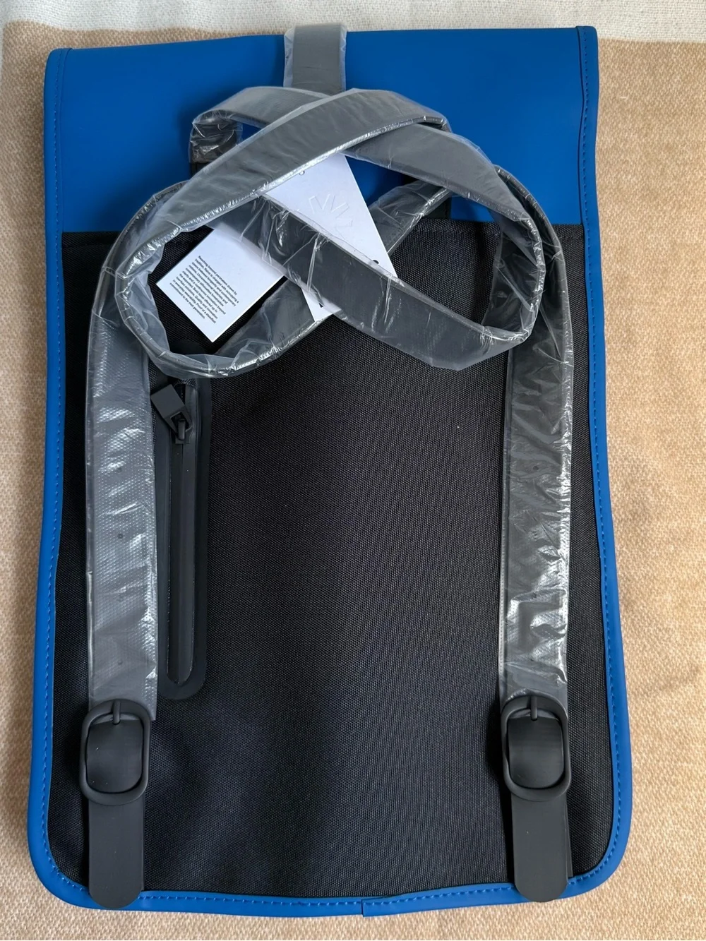 Rains Mini Blue/Waves waterproof W3 Backpack